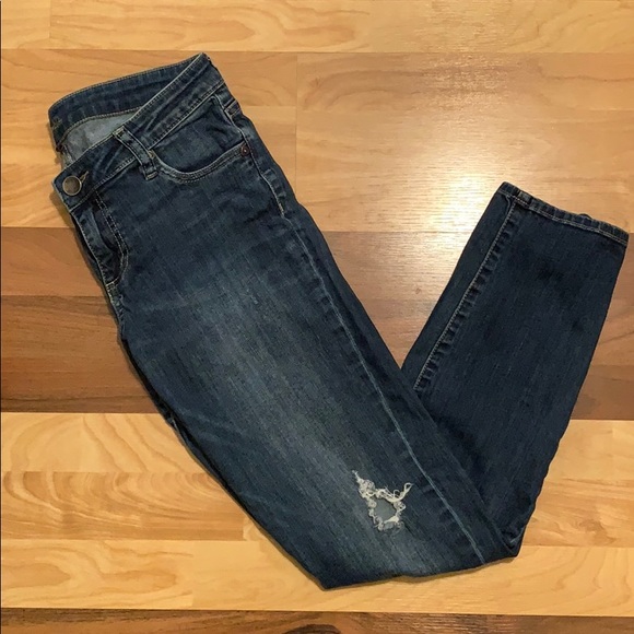 Kut from the Kloth Distressed Denim Jeans Sz 6 - Picture 1 of 12